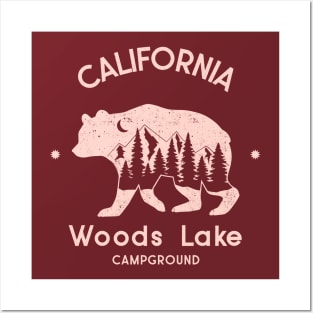Woods Lake Campground Shirt Posters and Art